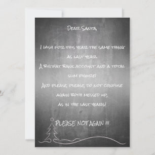 Carte Cher bon Santa