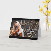 Carte Cher Jésus soit un frère à mon fils… (Fleur jaune)