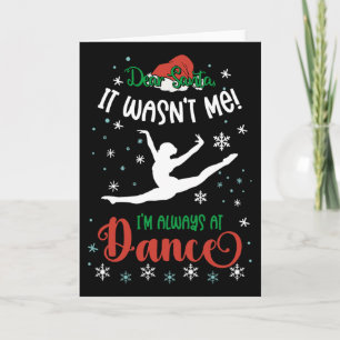 Carte Cher Père Noël Ce N'était Pas Moi Je Suis Toujours