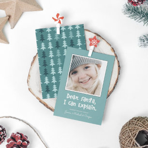Carte CHER PÈRE NOËL JE PEUX EXPLIQUER Ajouter VOTRE Pho