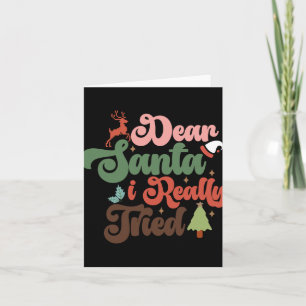 Carte Cher T Shirt de Noël Rétro Groovy Santa