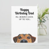 Carte Cherchez-Vous Drôle Anniversaire Papa (Debout devant)