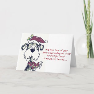 CARTE *CHÈRE* ET AVOIR UNE NOËL *BIÈRE*