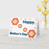 Carte Chère maman (Fleur jaune)