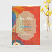 Carte Chère maman de l'enfant favori (Fleur jaune)