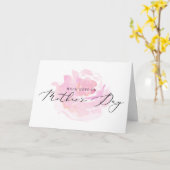 Carte Chère Rose Photo Fête des Mères (Fleur jaune)