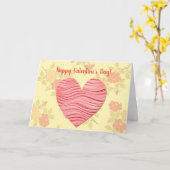 Carte Chéri pensées douces de la Saint-Valentin et amour (Fleur jaune)