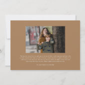 Carte Cherish Every Moment Script Photo Joyeux Noël (Dos)