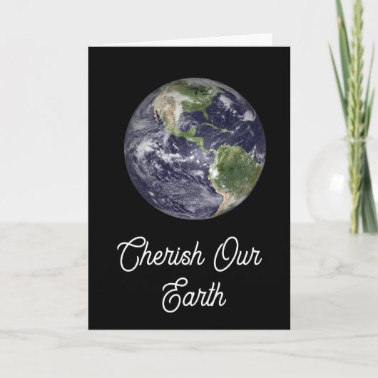 Carte Cherish Our Earth : Blank (Devant)
