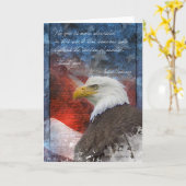 Carte Cherished - Troop Support Grey Card (Fleur jaune)