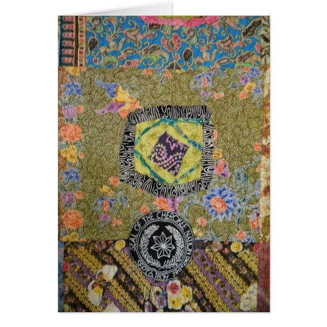 Carte cherokee d'édredon (Devant)