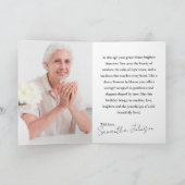 Carte Cherry Blossom Milestone Birthday | Custom Age (Intérieur)