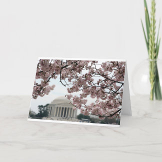 Carte Cherry Blossom Washington DC