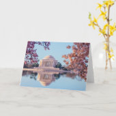 Carte Cherry Blossoms à Washington DC (Fleur jaune)