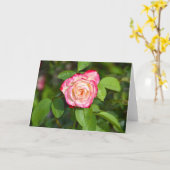 Carte Cherry Parfait Rose (Fleur jaune)