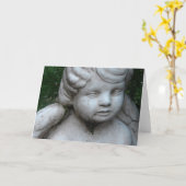 Carte Cherub Toutes les occasions (Fleur jaune)