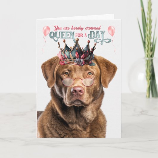 Carte Chesapeake Bay Dog Queen pour jour Anniversaire am (Devant)