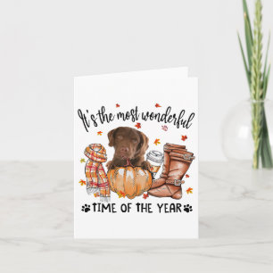 Carte Chesapeake By Retriever Automne Thanksgiving Son T