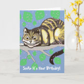 Carte Cheshire Cat (Fleur jaune)