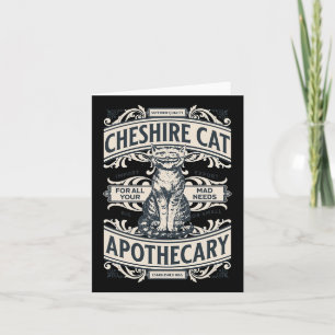 Carte Cheshire Cat - Alice Au Pays Des Merveilles Livre