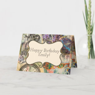 Carte Cheshire Chat Alice Wonderland Classic