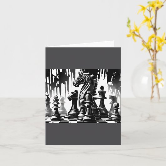 Carte Chess Board  (Fleur jaune)