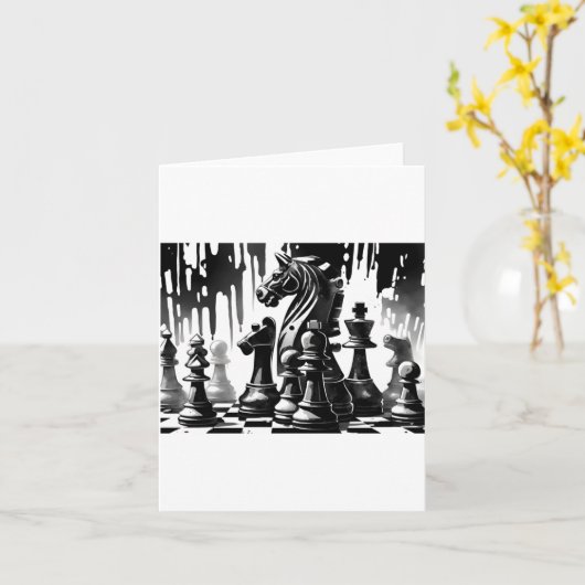 Carte Chess Board (Fleur jaune)