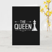 Carte Chess Chess Board Checkmate Queen Board Gift (Fleur jaune)