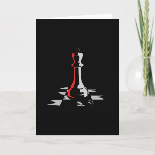 Carte Chess Chess Board King Checkmate Board Jeu cadeau (Devant)