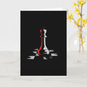 Carte Chess Chess Board King Checkmate Board Jeu cadeau (Fleur jaune)