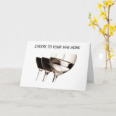 CARTE CHEURS POUR VOUS ET VOTRE NOUVELLE MAISON (Fleur jaune)