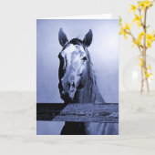 Carte Cheval (Fleur jaune)