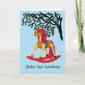 Carte - Cheval à rochers (Devant)