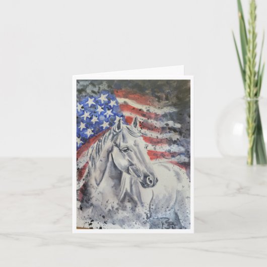 Carte Cheval Americana par Sherry (Devant)
