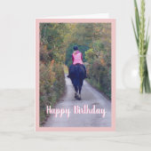 Carte Cheval Anniversaire (Devant)