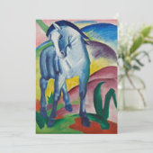 Carte Cheval bleu de Franz Marc, Art Vintage (Debout devant)