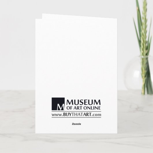 Carte Cheval bleu I par Franz Marc (Dos)