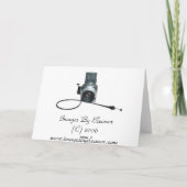 Carte cheval bonjour (Dos)