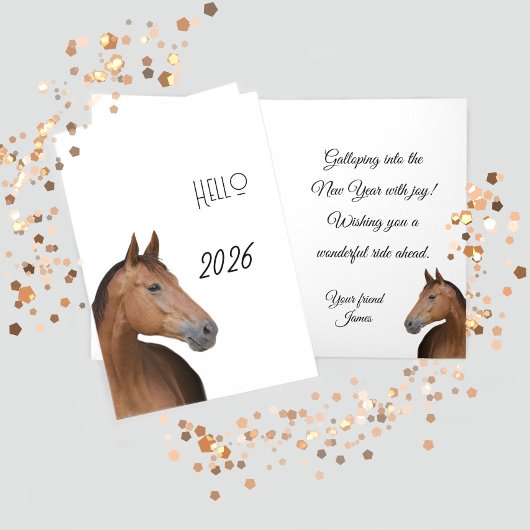 Carte Cheval brun