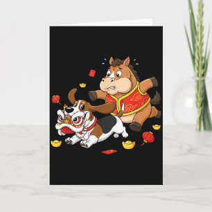 Carte Cheval Chinois Pari Chien Enfants Hommes Femmes Bo