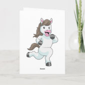 Carte Cheval comme coureur à la course (Dos)