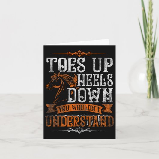 Carte Cheval Cute Riders Dons Équitation (Devant)