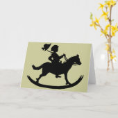 Carte Cheval de basculage (Fleur jaune)