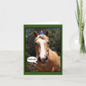 Carte Cheval de Fête - "Bess" (Devant)