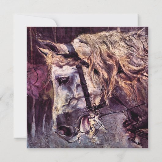 Carte Cheval de Giovanni Boldini, Art Vintage (Devant)