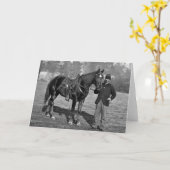 Carte Cheval de guerre civile, 1864 (Fleur jaune)