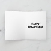 Carte Cheval de Halloween (Intérieur)