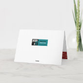 Carte Cheval de l'année chinoise personnalisable (Dos)