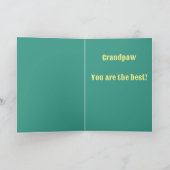 Carte Cheval de l'Ouest Enfant de Cheval Fête des pères  (Intérieur)