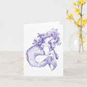 Carte Cheval de mer (Fleur jaune)